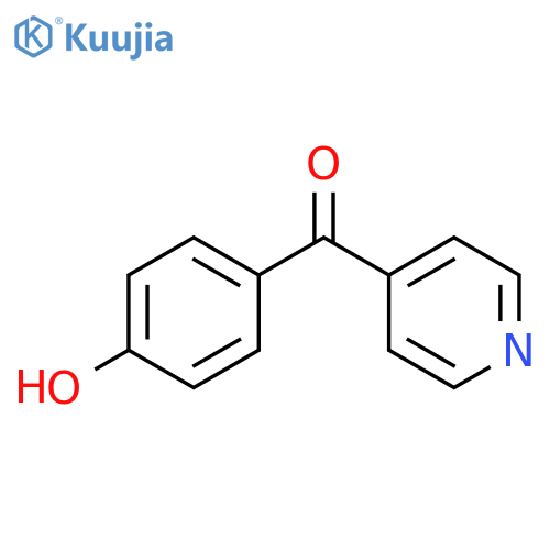 (4-Hydroxyphenyl)(4-pyridyl)methanone structure