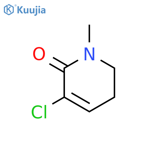 2(1H)-Pyridinone, 3-chloro-5,6-dihydro-1-methyl- structure