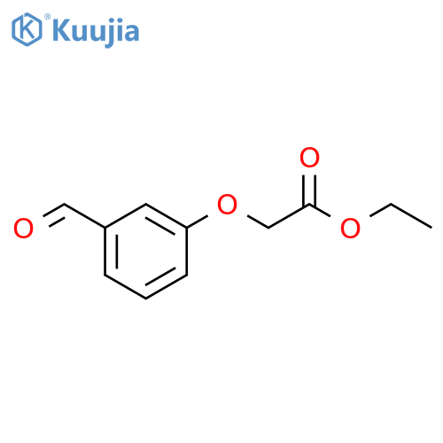 Ethyl (3-formylphenoxy)acetate structure