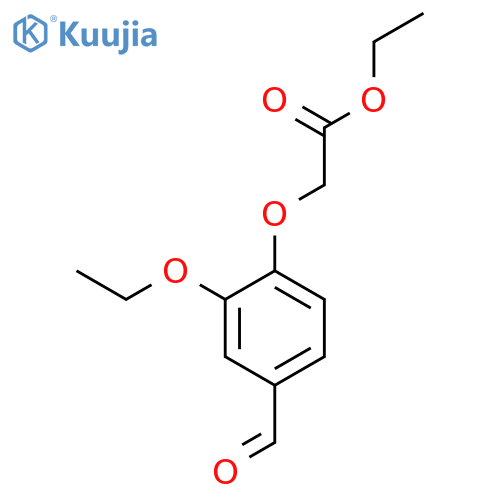 Ethyl (2-Ethoxy-4-formylphenoxy)acetate structure