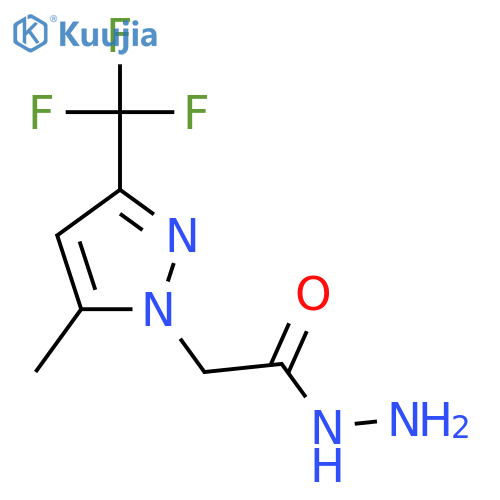 2-5-methyl-3-(trifluoromethyl)-1H-pyrazol-1-ylacetohydrazide structure