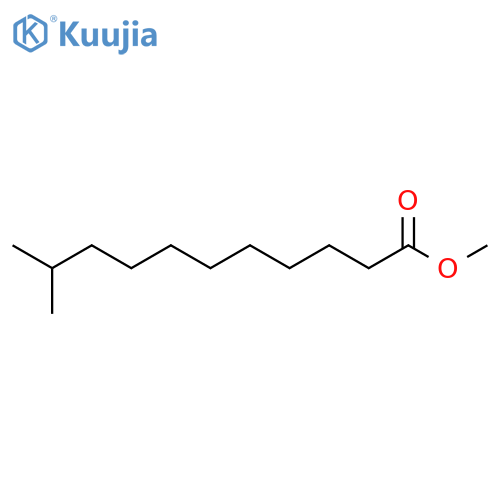 Undecanoic acid, 10-methyl-, methyl ester structure