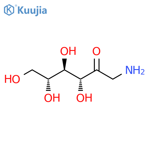 1-amino-1-deoxy-d-fructose structure