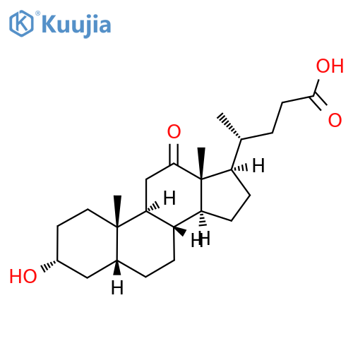12-Ketolithocholic acid structure