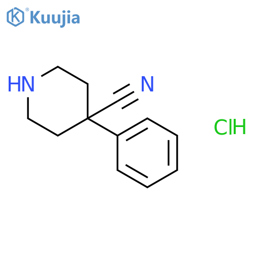 4-Cyano-4-phenylpiperidine hydrochloride structure