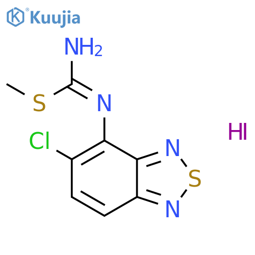 (5-Chloro-2,1,3-benzothiadiazol-4-yl)-carbamimidothioic Acid Methyl Ester Hydriodide Salt structure