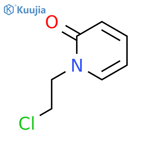 1-(2-chloroethyl)-1,2-dihydropyridin-2-one structure