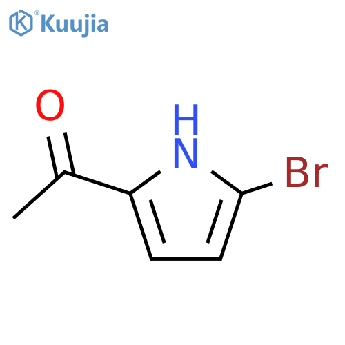 1-(4-bromo-1H-pyrrol-2-yl)ethanone structure