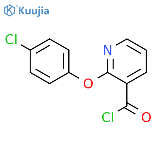 2-(4-Chlorophenoxy)Pyridine-3-Carbonyl Chloride structure