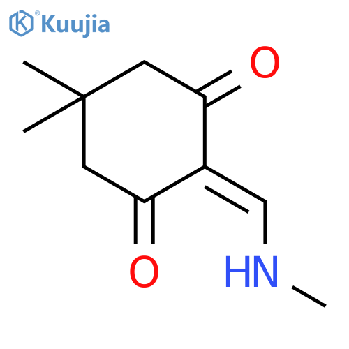 1,3-CYCLOHEXANEDIONE, 5,5-DIMETHYL-2-[(METHYLAMINO)METHYLENE]- structure