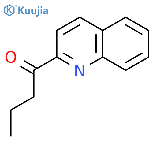 1-BUTANONE, 1-(2-QUINOLINYL)- structure