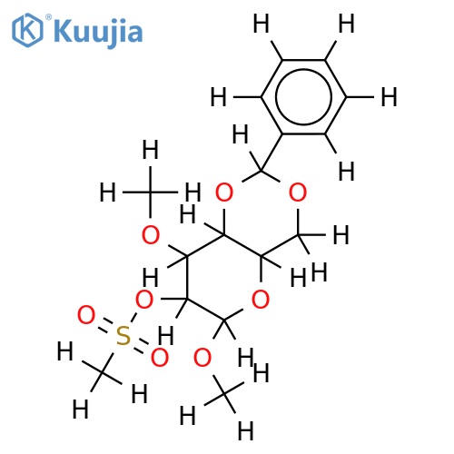 Me glycoside,4,6-O-benzylidene,2-mesyl-3-O-Methylgalactose structure