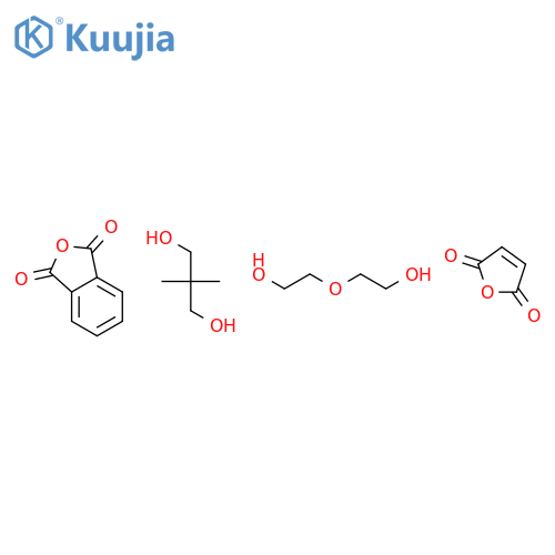 2,2-dimethylpropane-1,3-diol; furan-2,5-dione; 2-(2-hydroxyethoxy)ethanol; isobenzofuran-1,3-dione structure