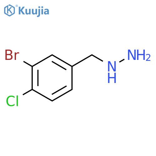 (3-bromo-4-chlorophenyl)methylhydrazine structure