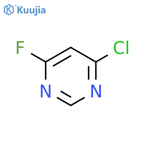 4-Chloro-6-fluoropyrimidine structure