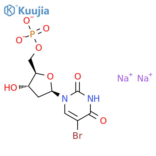 5-Bromo-2’-deoxyuridine-5’-monophosphate Sodium Salt structure