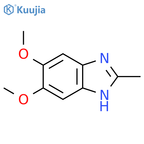 1H-Benzimidazole,5,6-dimethoxy-2-methyl- structure