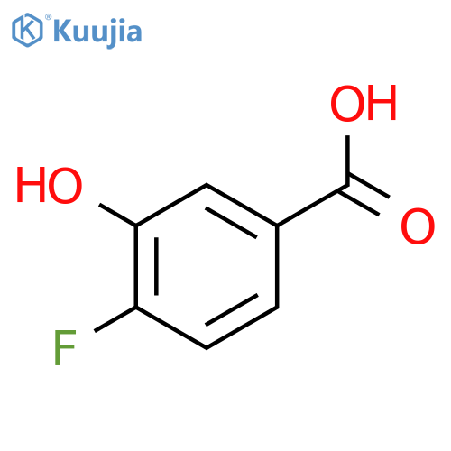 4-Fluoro-3-hydroxybenzoic acid structure