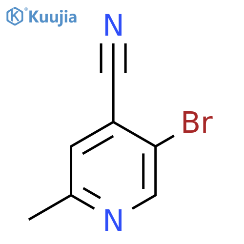 4-Pyridinecarbonitrile, 5-bromo-2-methyl- structure