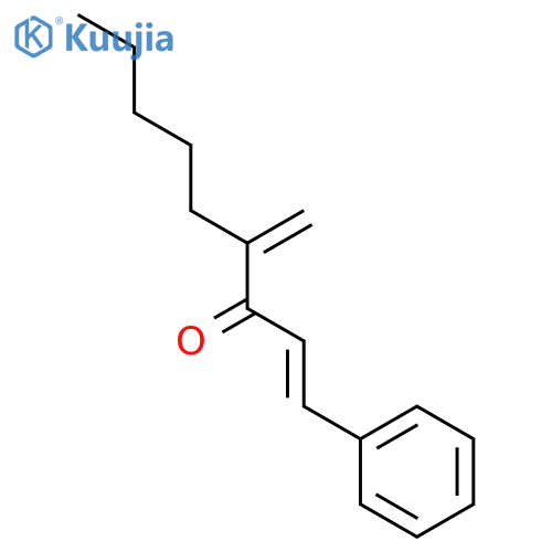 1-Nonen-3-one,4-methylene-1-phenyl-, (E)- (9CI) structure