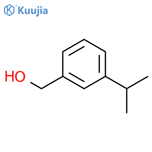 (3-propan-2-ylphenyl)methanol structure