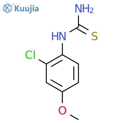 (2-chloro-4-methoxyphenyl)thiourea structure