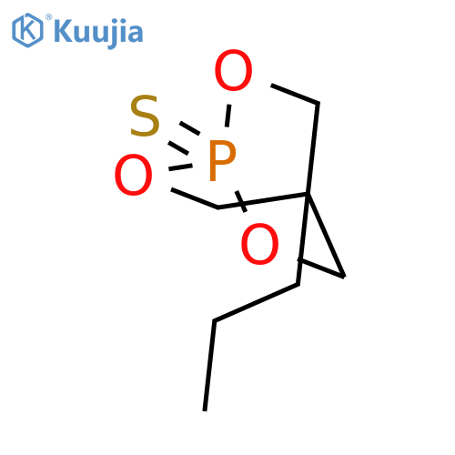 4-propyl-2,6,7-trioxa-1-phosphabicyclo[2.2.2]octane 1-sulfide structure