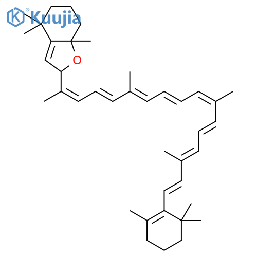 b,b-Carotene, 5,8-epoxy-5,8-dihydro- structure