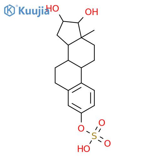 Estra-1,3,5(10)-triene-3,16,17-triol,3-(hydrogen sulfate), sodium salt (1:1), (16a,17b)- structure