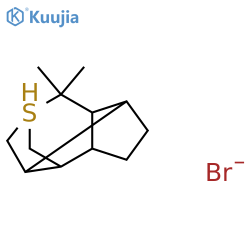 2,4,7-Ethanylylidenecyclopenta(c)thiopyranium, octahydro-1,1-dimethyl- structure