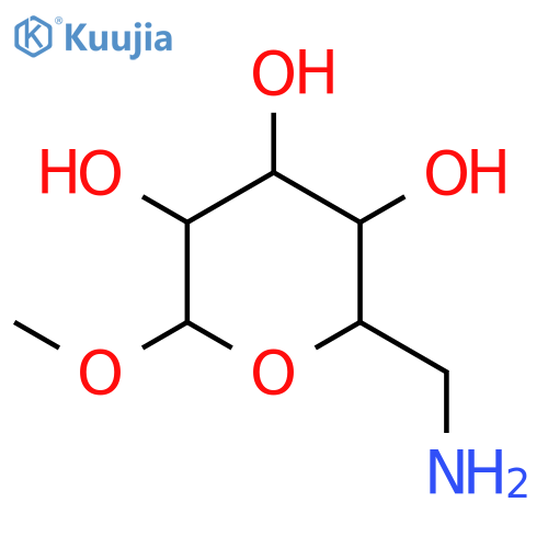 Methyl 6-Amino-6-deoxy-α-D-glucopyranoside structure