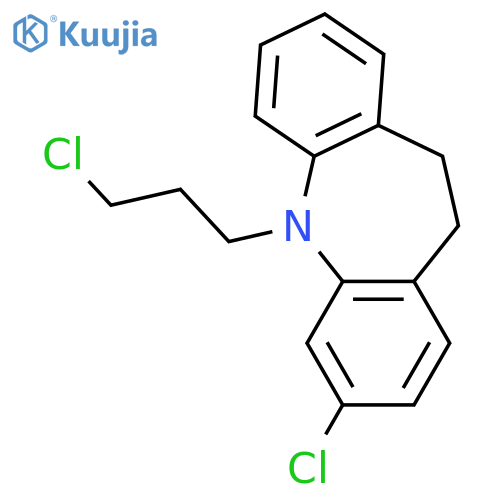 3-Chloro-5-(3-chloropropyl)-10,11-dihydro-5H-dibenzb,fazepine structure