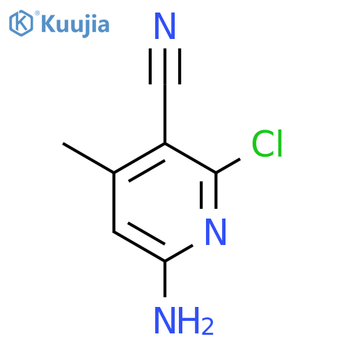 6-Amino-2-chloro-4-methyl-nicotinonitrile structure