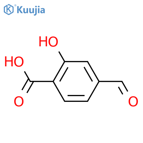 4-formyl-2-hydroxybenzoic acid structure