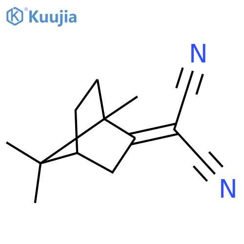 Propanedinitrile, (1,7,7-trimethylbicyclo[2.2.1]hept-2-ylidene)- structure