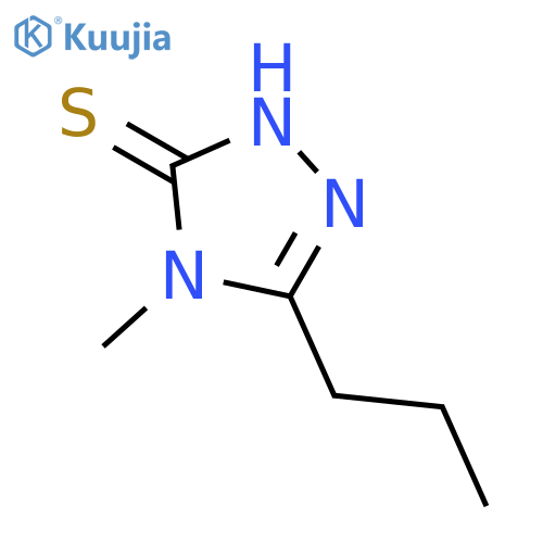 3H-1,2,4-Triazole-3-thione, 2,4-dihydro-4-methyl-5-propyl- structure