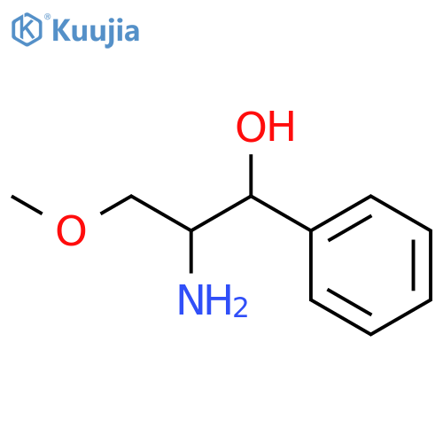 (1S,2S)-(+)-2-amino-3-methoxy-1-phenyl-1-propanol structure