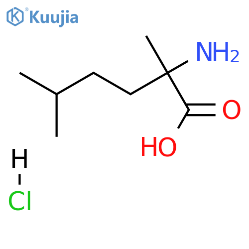 2-amino-2,5-dimethylhexanoic acid hydrochloride structure
