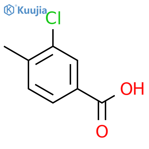 3-Chloro-4-methylbenzoic acid structure