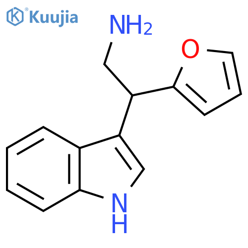 2-Furan-2-yl-2-(1H-indol-3-yl)-ethylamine structure