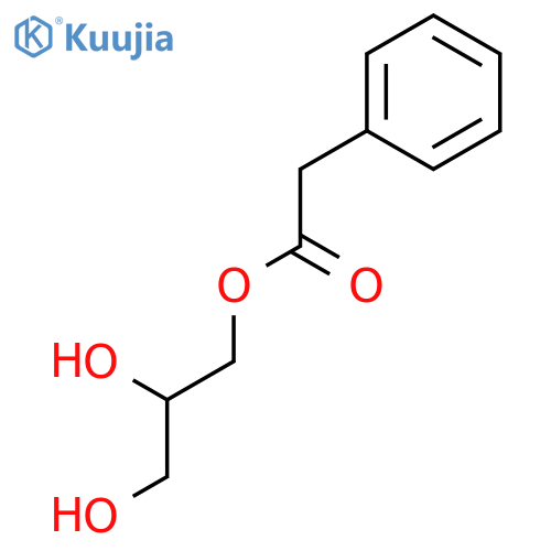 Benzeneacetic acid, 2,3-dihydroxypropyl ester structure