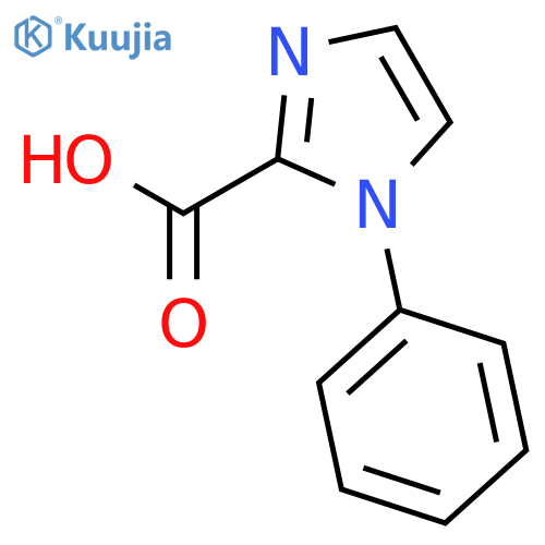 1-phenyl-1H-imidazole-2-carboxylic acid structure