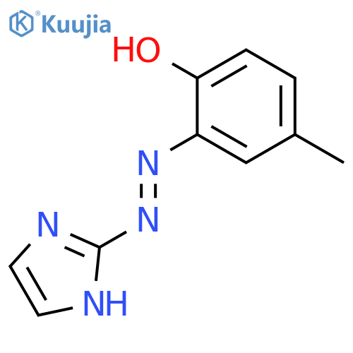 6-[2-(1H-Imidazol-2-yl)hydrazinylidene]-4-methylcyclohexa-2,4-dien-1-one structure