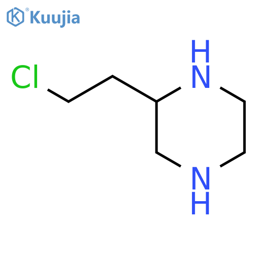 2-(2-chloroethyl)piperazine dihydrochloride structure