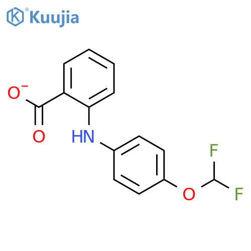 2-{4-(Difluoromethoxy)phenylamino}benzoic Acid structure