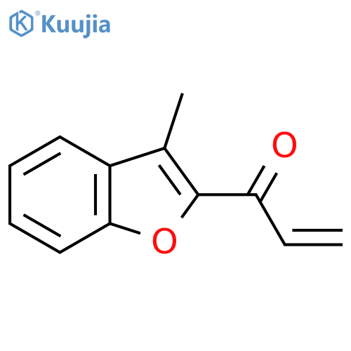 1-(3-methyl-1-benzofuran-2-yl)prop-2-en-1-one structure