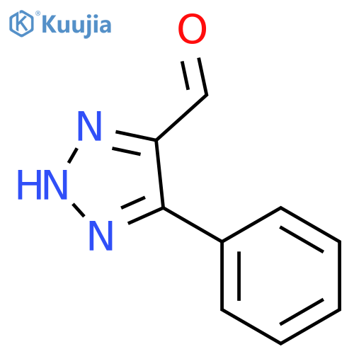 5-phenyl-1H-1,2,3-triazole-4-carbaldehyde structure