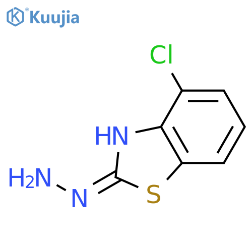 4-chloro-2-hydrazinyl-1,3-benzothiazole structure