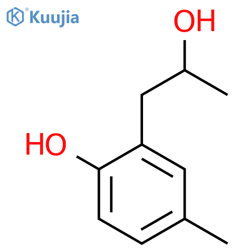 2-(2-hydroxypropyl)-4-methylphenol structure