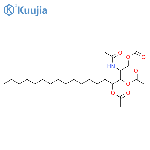2-Amino-1,3,4-octadecanetriol; (2R,3S,4S)-form, O,O,O,N-Tetra-Ac structure